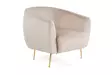 Öronlappsfåtölj Atelier del Sofa Wing Beige Polyester 82x70x82 cm - Fåtöljer - 8683742976066 - 5