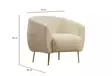 Öronlappsfåtölj Atelier del Sofa Eses Cream Bouclé 70x80x82 cm - Fåtöljer - 8683342961806 - 5