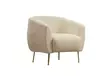 Öronlappsfåtölj Atelier del Sofa Eses Cream Bouclé 70x80x82 cm - Fåtöljer - 8683342961806 - 4