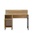 Skrivbord Hanah Home On16Su Valnöt Ek Spånskiva 120x99,8x54,05 cm - Skrivbord - 8684282369646 - 7