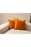 Kuddfodral Set Aberto Design Aberto Orange Polyester 43x43 cm - Prydnadskuddar - 8684283133406 - 1