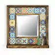 Spegel Hanah Home Sto016 Multicolor Massiv Furu 32,5x33x8 cm - Speglar - 8683342296946 - 5