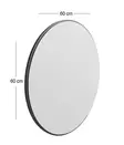 Spegel Hanah Home Ozze Svart MDF 60x60x2,2 cm - Speglar - 8683743823116 - 3