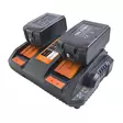 PNI DCH250 Dubbelladdare och 2 st 18V 5.0Ah batterier - Jonköping och Makita LXT kompatibel - Batterier och laddare - 5949066533136 - 1