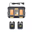 PNI DCH250 Dubbelladdare och 2 st 18V 5.0Ah batterier - Jonköping och Makita LXT kompatibel - Batterier och laddare - 5949066533136 - 2