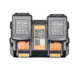 PNI DCH250 Dubbelladdare och 2 st 18V 5.0Ah batterier - Jonköping och Makita LXT kompatibel - Batterier och laddare - 5949066533136 - 3