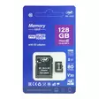 PNI MicroSDXC-minneskort 128GB + SD-adapter (Class 10, U3, V30) - Minneskort och kortläsare - 5949066539626 - 4