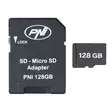 PNI MicroSDXC-minneskort 128GB + SD-adapter (Class 10, U3, V30) - Minneskort och kortläsare - 5949066539626 - 1