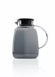 Flaska Hermia Grå Glas Bambulock 2000 ml - Serveringsfat - 8684283558766 - 1