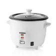 Riskokare | 0,6 l | 300 W | Non stick-beläggning | Avtagbar skål | Ångkorg | Varmhållningsfunktion | Automatisk avstängning | Vit - Riskokare - 8711902089926 - 40