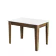 Matbord Hanah Home Kiev 505 Valnöt Vit Spånskiva 110x75x72 cm - Matbord - 8683743327416 - 1