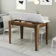 Matbord Hanah Home Kiev 505 Valnöt Vit Spånskiva 110x75x72 cm - Matbord - 8683743327416 - 4