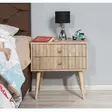 Sängbord Hanah Home Two Sonoma Ek Spånskiva 60x61x40 cm - Nattduksbord - 8681875340846 - 3
