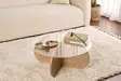 Soffbord Hanah Home Aeris Safir Ek Härdat Glas Spånskiva 75x35x75 cm - Soffbord - 8684283687596 - 2