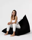 Sittsäck Atelier del Sofa Pyramid Big Bed Svart Polyester 145x90 cm - Saccosäckar - 8683743039616 - 6