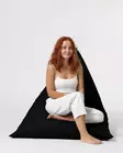 Sittsäck Atelier del Sofa Pyramid Big Bed Svart Polyester 145x90 cm - Saccosäckar - 8683743039616 - 10
