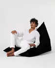 Sittsäck Atelier del Sofa Pyramid Big Bed Svart Polyester 145x90 cm - Saccosäckar - 8683743039616 - 11