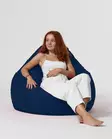 Sittsäck Atelier del Sofa Premium XXL Mörkblå Polyester 115x130 cm - Saccosäckar - 8683743039326 - 10