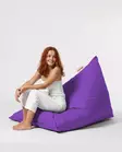 Sittsäck Atelier del Sofa Pyramid Big Bed Lila Polyester 145x90 cm - Saccosäckar - 8683743039586 - 9