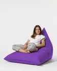 Sittsäck Atelier del Sofa Pyramid Big Bed Lila Polyester 145x90 cm - Saccosäckar - 8683743039586 - 4