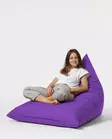 Sittsäck Atelier del Sofa Pyramid Big Bed Lila Polyester 145x90 cm - Saccosäckar - 8683743039586 - 2