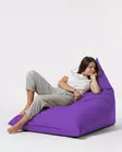 Sittsäck Atelier del Sofa Pyramid Big Bed Lila Polyester 145x90 cm - Saccosäckar - 8683743039586 - 3