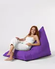 Sittsäck Atelier del Sofa Pyramid Big Bed Lila Polyester 145x90 cm - Saccosäckar - 8683743039586 - 8