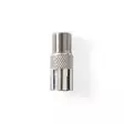 Satellite & Antenn Adapter | F Hona | IEC (Koax) Hona | Nickelplaterad | 75 Ohm | Rak | Metall | Silver | 1 st. | Låda - Antennkontakter och adaptrar - 5412810319916 - 30