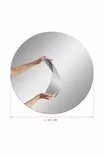 Spegel Hanah Home Mirror Silver Akryl Med MDF-Baksida 40 cm Diameter - Speglar - 8684282469346 - 5