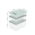 Förvaringslåda Set Hermia Blå Plast 3 Delar - Matlådor och matförvaringsbehållare - 8684282978206 - 1