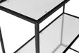 Sideboard Hanah Home Berra Svart Härdat Glas 80x85x30 cm - Sidobord och extrabord - 8683742474876 - 7