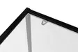 Sideboard Hanah Home Berra Svart Härdat Glas 80x85x30 cm - Sidobord och extrabord - 8683742474876 - 8