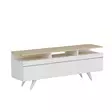 TV-bänk Hanah Home Berlin 150 Ek Vit Spånskiva 150x52x35 cm - TV-bänkar - 8682870115026 - 1