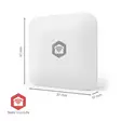 SmartLife Water Detector | Zigbee 3.0 | Batteridriven | Max. batteritid: 12 Månader | Vit - Larm och sensorer - 5412810469536 - 55