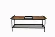 Soffbord Hanah Home Mata Furu Svart Spånskiva 120x45x54 cm - Soffbord - 8683743842636 - 5
