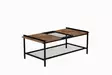 Soffbord Hanah Home Mata Furu Svart Spånskiva 120x45x54 cm - Soffbord - 8683743842636 - 1