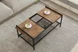 Soffbord Hanah Home Mata Furu Svart Spånskiva 120x45x54 cm - Soffbord - 8683743842636 - 4