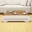 Soffbord Hanah Home Cool Valnöt Vit Spånskiva 120x30x63,6 cm - Soffbord - 8681875183696 - 3