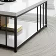 Soffbord Hanah Home Zenn Vit Svart Spånskiva 90x90x40 cm - Soffbord - 8683743791286 - 5