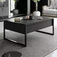 Soffbord Hanah Home Luxe Antracit Spånskiva 90x60x40 cm - Soffbord - 8683743791156 - 2