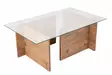 Soffbord Nordure Vetrino Furu Härdat Glas Spånskiva 105x40x65 cm - Soffbord - 8684283427796 - 7