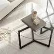 Soffbord Hanah Home Bellisimo Svart Härdat Glas 82x40x58 cm 82x36x58 cm - Soffbord - 8682870660526 - 8