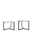 Soffbord Hanah Home Bellisimo Svart Härdat Glas 82x40x58 cm 82x36x58 cm - Soffbord - 8682870660526 - 1