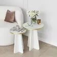 Soffbord Hanah Home Mushroom 2 Guld Vit Spånskiva 40x50x40 cm 30x45x30 cm - Soffbord - 8684282402596 - 5