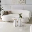 Soffbord Hanah Home Mushroom 2 Guld Vit Spånskiva 40x50x40 cm 30x45x30 cm - Soffbord - 8684282402596 - 2