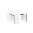 Soffbord Hanah Home Ortanca Vit Spånskiva 60x36,8x60 cm - Soffbord - 8681181622636 - 5