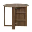 Fällbord Hanah Home Middle Valnöt Spånskiva 90x77x45 cm - Bord - 8681875178906 - 1