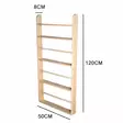 Bokhylla Hanah Home BLTYZ AKTV033 Ek Massiv Furu 120x8x50 cm - Bokhyllor - 8684283666256 - 1
