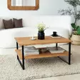 Soffbord Hanah Home Neta Ek Massiv Furu 85x40x60 cm - Soffbord - 8683743040926 - 3