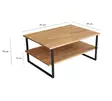 Soffbord Hanah Home Neta Ek Massiv Furu 85x40x60 cm - Soffbord - 8683743040926 - 8